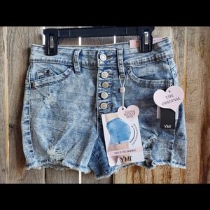 WannaBettaButt Acid Washed Shorts